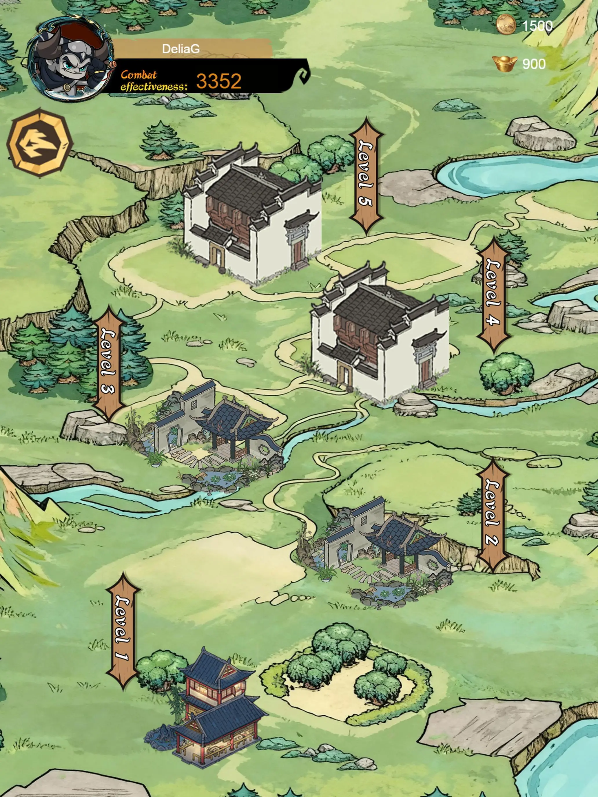 Game Map Interface